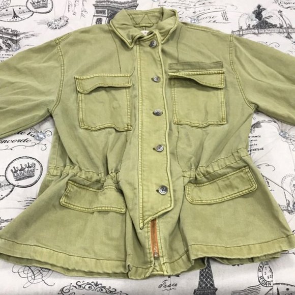 Free People Seize The Day Military Jacket - Picture 7 of 15